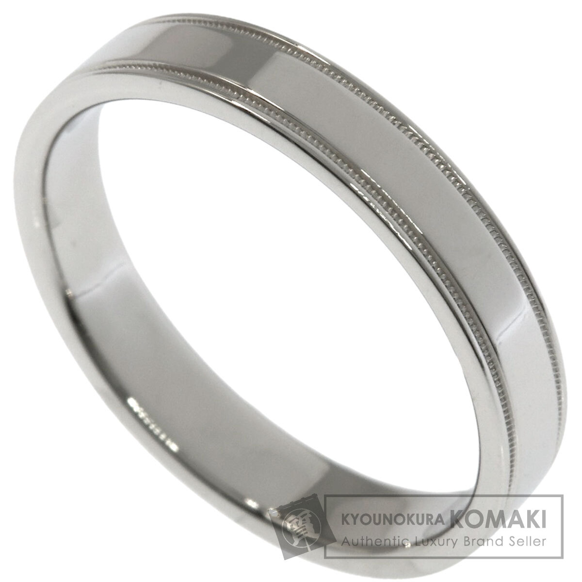 ティファニー リング・指輪 ミルグレイン フラット バンド