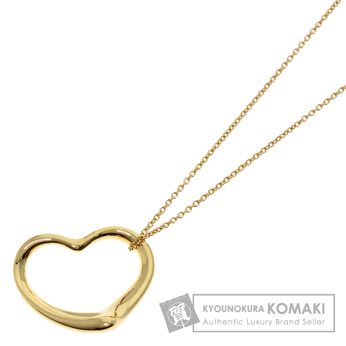 TIFFANY&Co. ティファニー オープンハート ネックレス K18