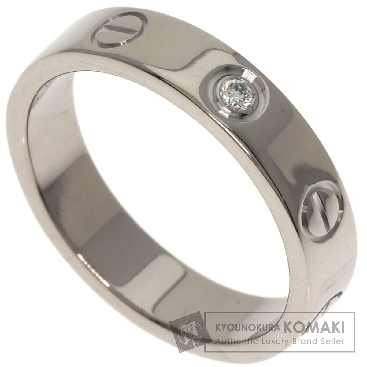 CARTIER カルティエ ミニラブリング 1P ダイヤモンド #49 リング・指輪