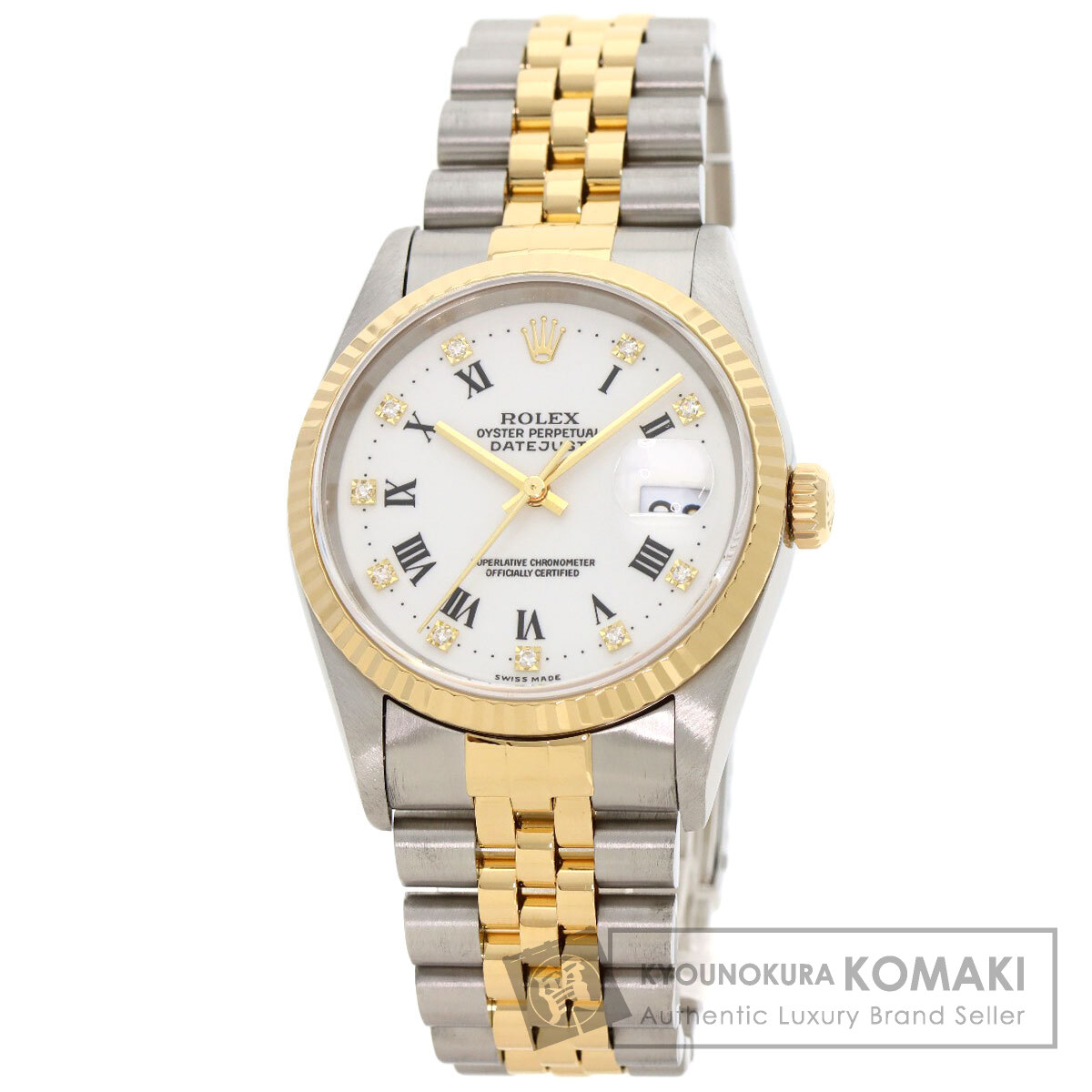 ROLEX ロレックス 16233G デイトジャスト 10P ダイヤモンド
