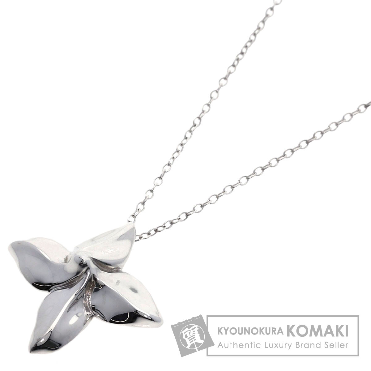 【値下げ中】TIFFANY ティファニー シルバー ネックレス ポインセチア TIFFANY&Co. ティファニー ポインセチア ネックレス シルバー