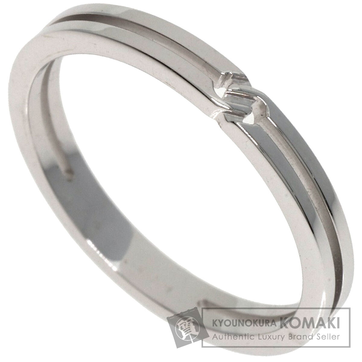 GUCCI グッチ インフィニティ 2mm #8 リング・指輪 K18ホワイト