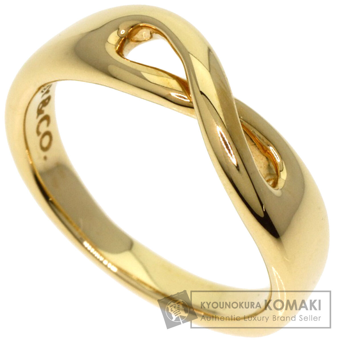 Tiffany インフィニティ K18 リング TIFFANY&Co. ティファニー インフィニティ リング・指輪 K18
