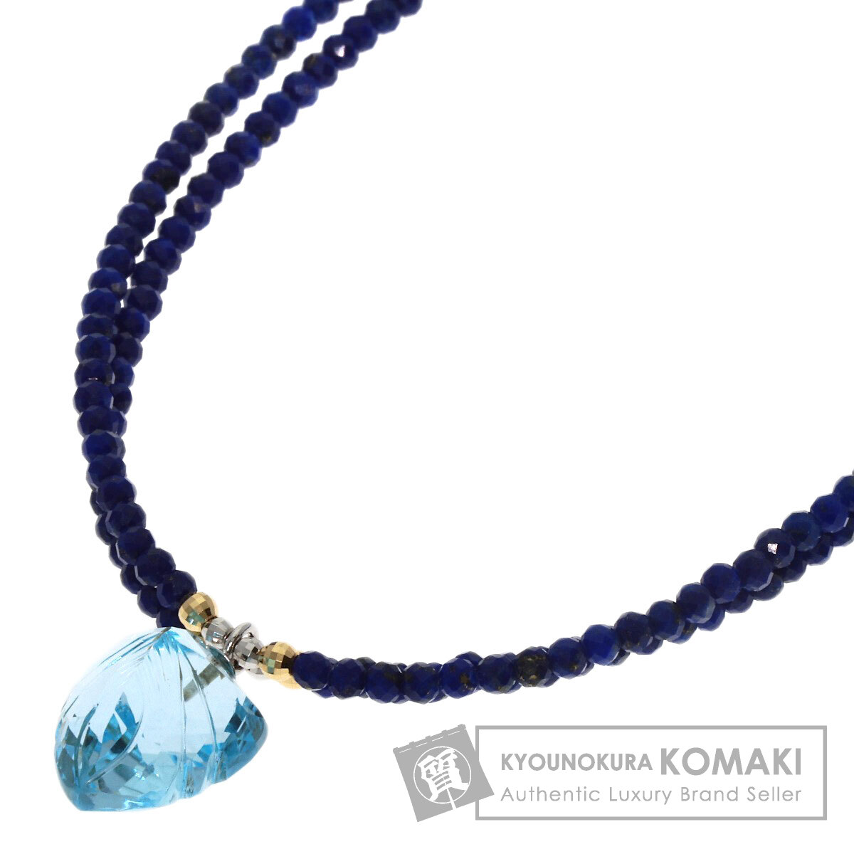 セレクトジュエリー ネックレス ラピスラズリ ブルートパーズ