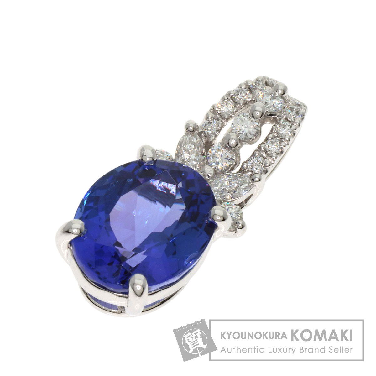 11/美品 Pt900 タンザナイト2.33ct ダイヤ ペンダントトップ