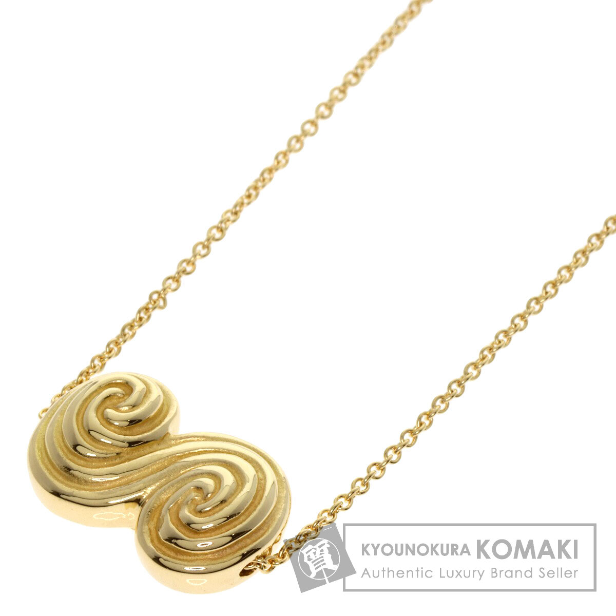 TIFFANY&Co. ティファニー トルネード ネックレス K18イエロー
