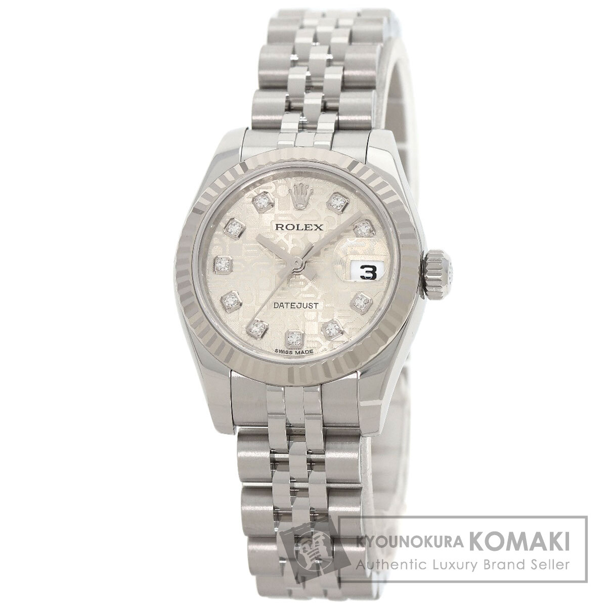 ロレックス 腕時計 デイトジャスト 10P ダイヤモンド
