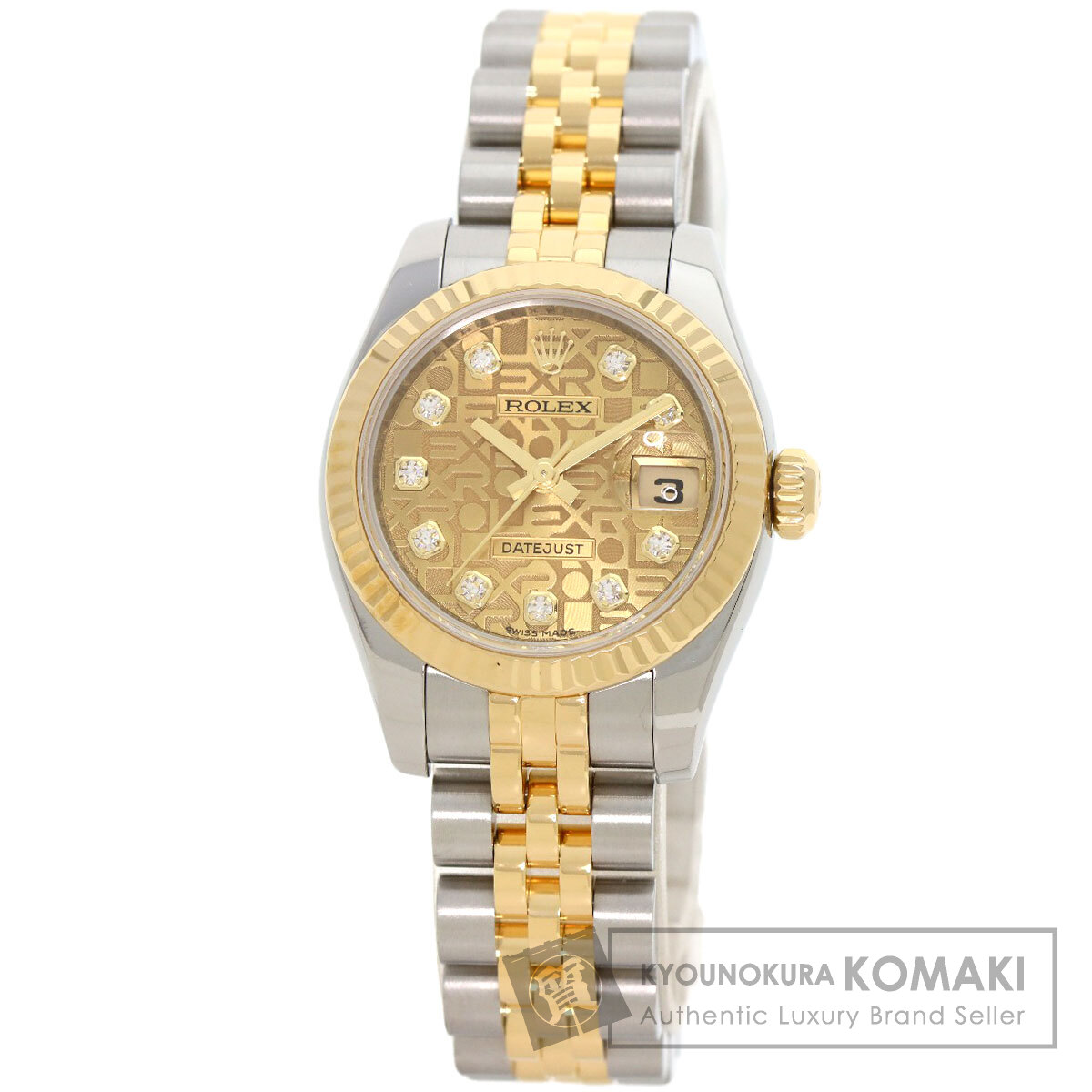 ROLEX ロレックス 179173G デイトジャスト 10P ダイヤモンド