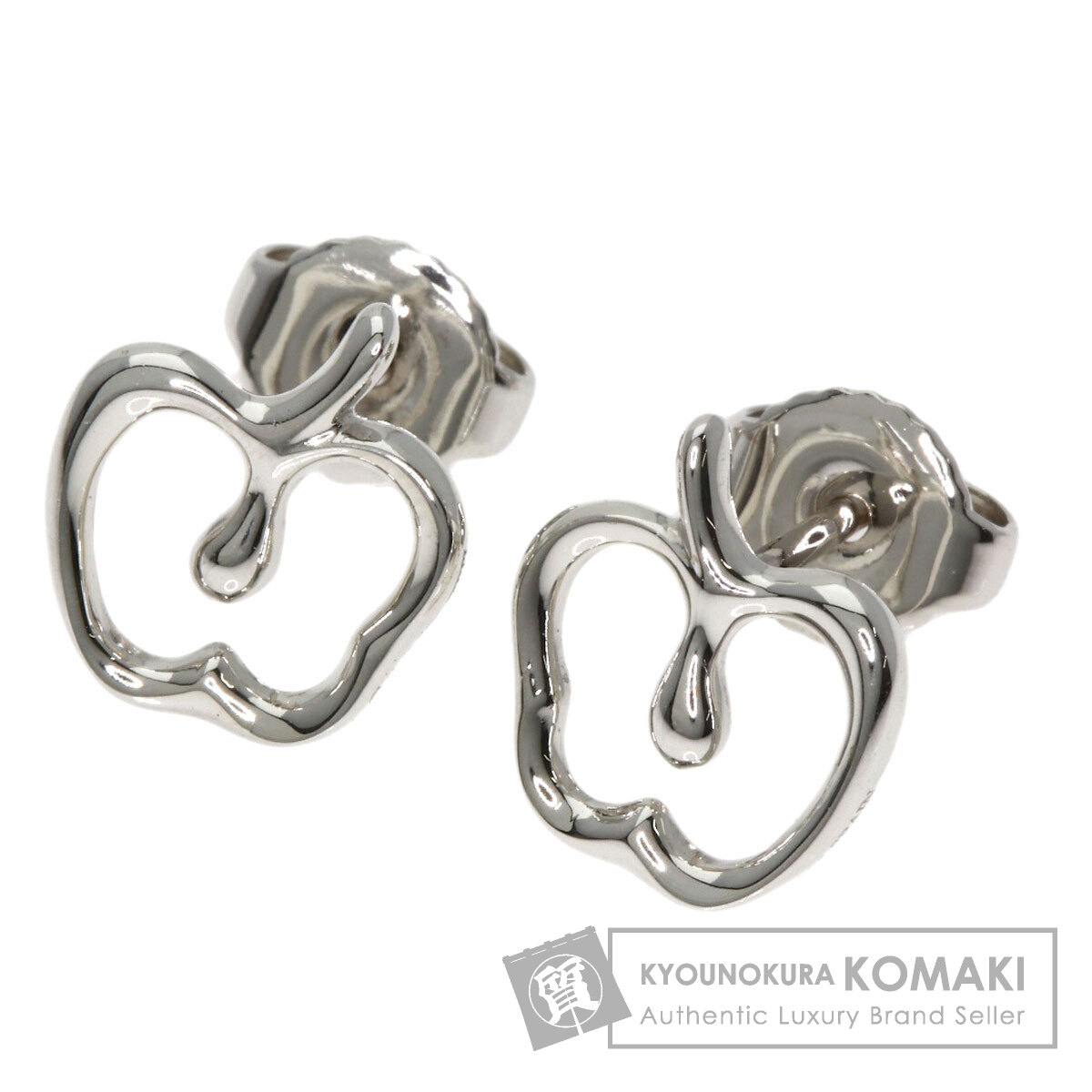 h454 オールド　ティファニー　りんご　アップル　ピアス　シルバー　925 TIFFANY&Co. ティファニー アップル ピアス シルバー レディース