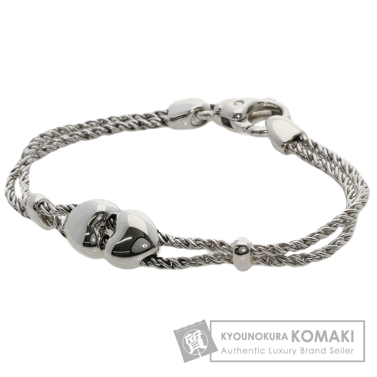 TIFFANY&Co. ティファニー ダブルハート ロープチェーン