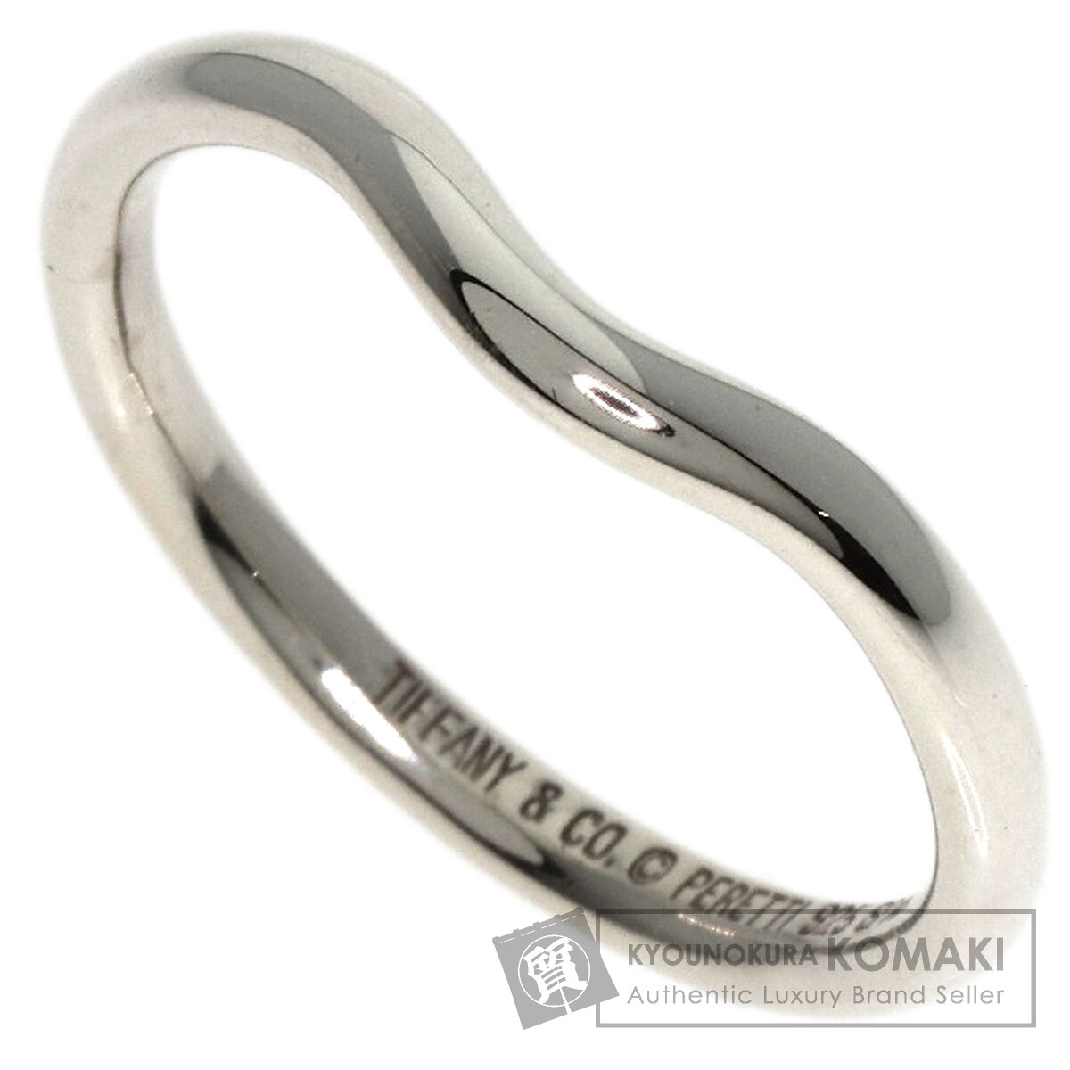 TIFFANY&Co. ティファニー カーブドバンド リング・指輪 シルバー