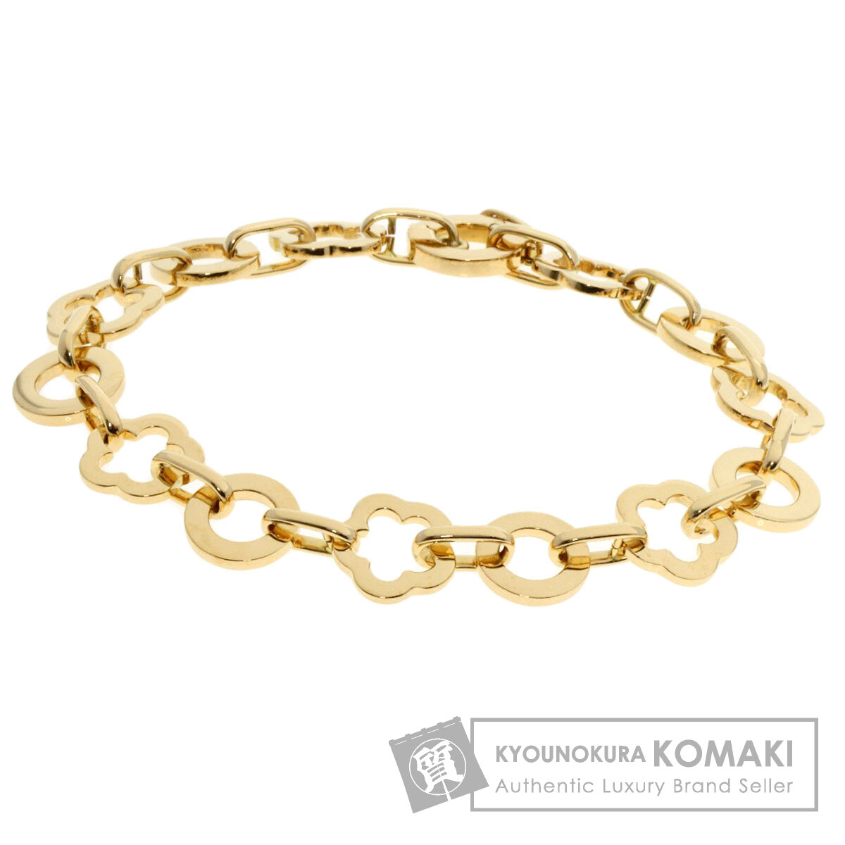 シャネル　カメリア　リボン　ブレスレット　ゴールド金具 CHANEL シャネル カメリア ブレスレット K18イエローゴールド