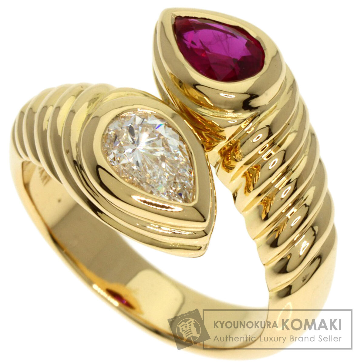 BVLGARI ブルガリ ドッピオ バチェラート ルビー ダイヤモンド