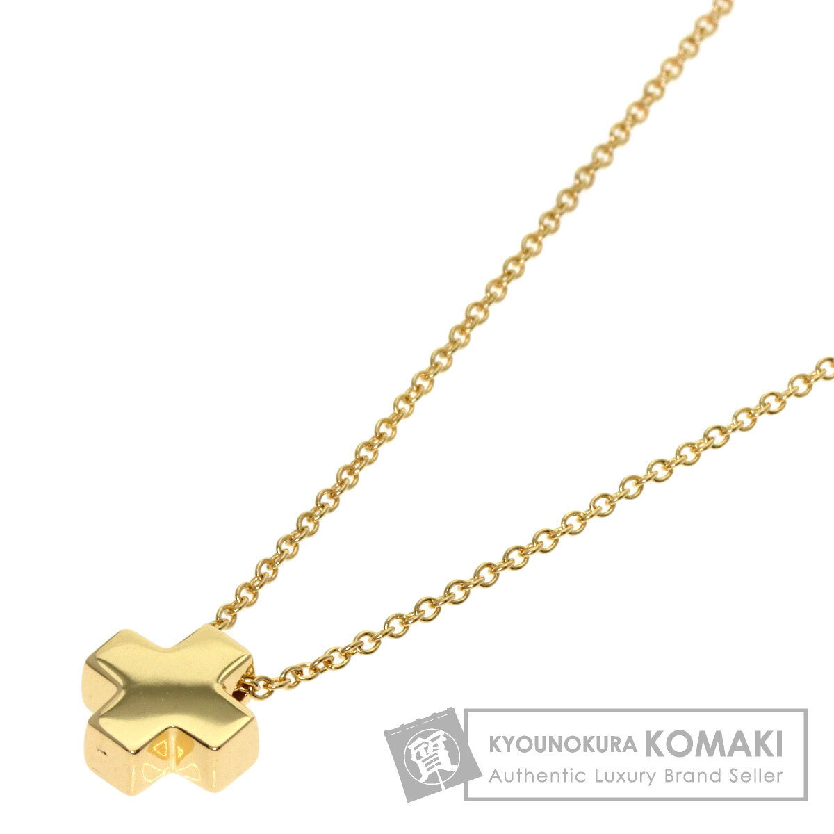 TIFFANY&Co. ティファニー ローマン クロス ネックレス K18