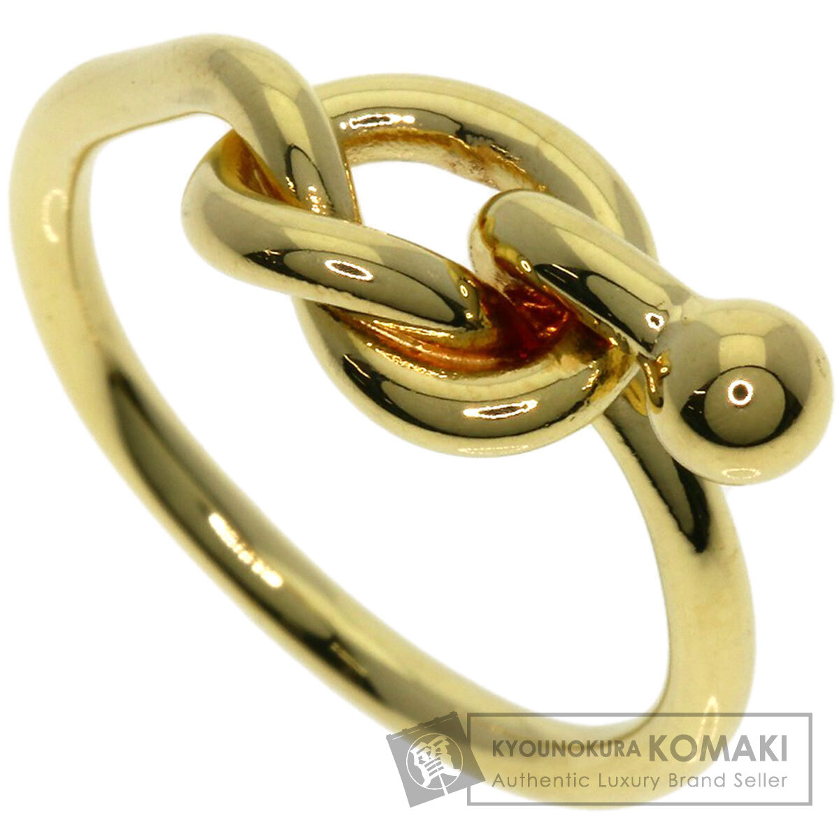 ティファニー　ラブノット　リング　ゴールド Tiffany＆Co.（ティファニー）ラブノットリング SV／K18ゴールド