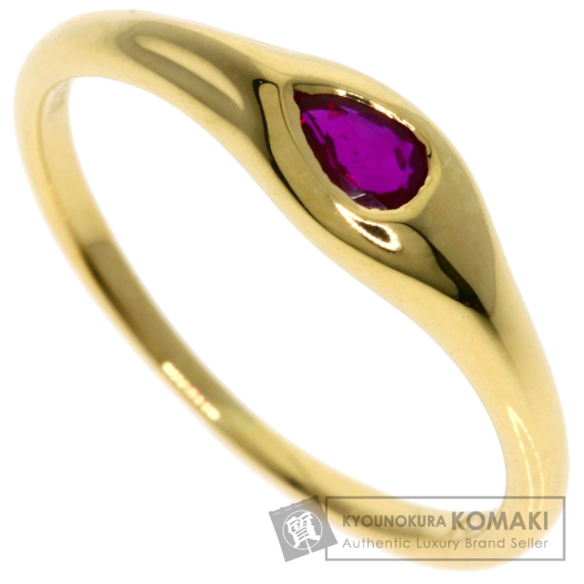 美品 ★ Tiffany イエローゴールド ルビー リング オールドティファニー TIFFANY&Co. ティファニー ルビー リング・指輪 K18イエローゴールド
