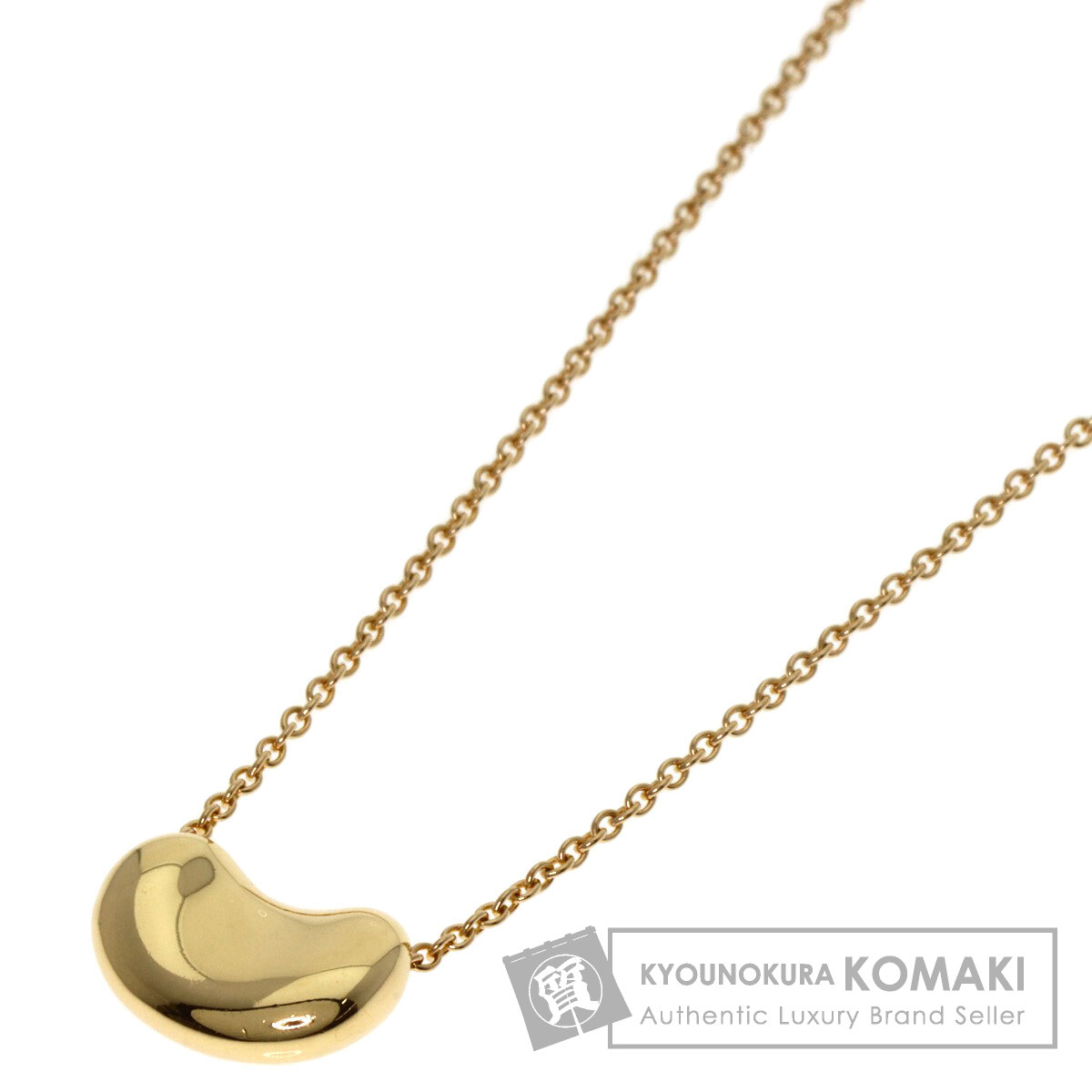 TIFFANY&Co. ティファニー ビーン ネックレス K18イエロー