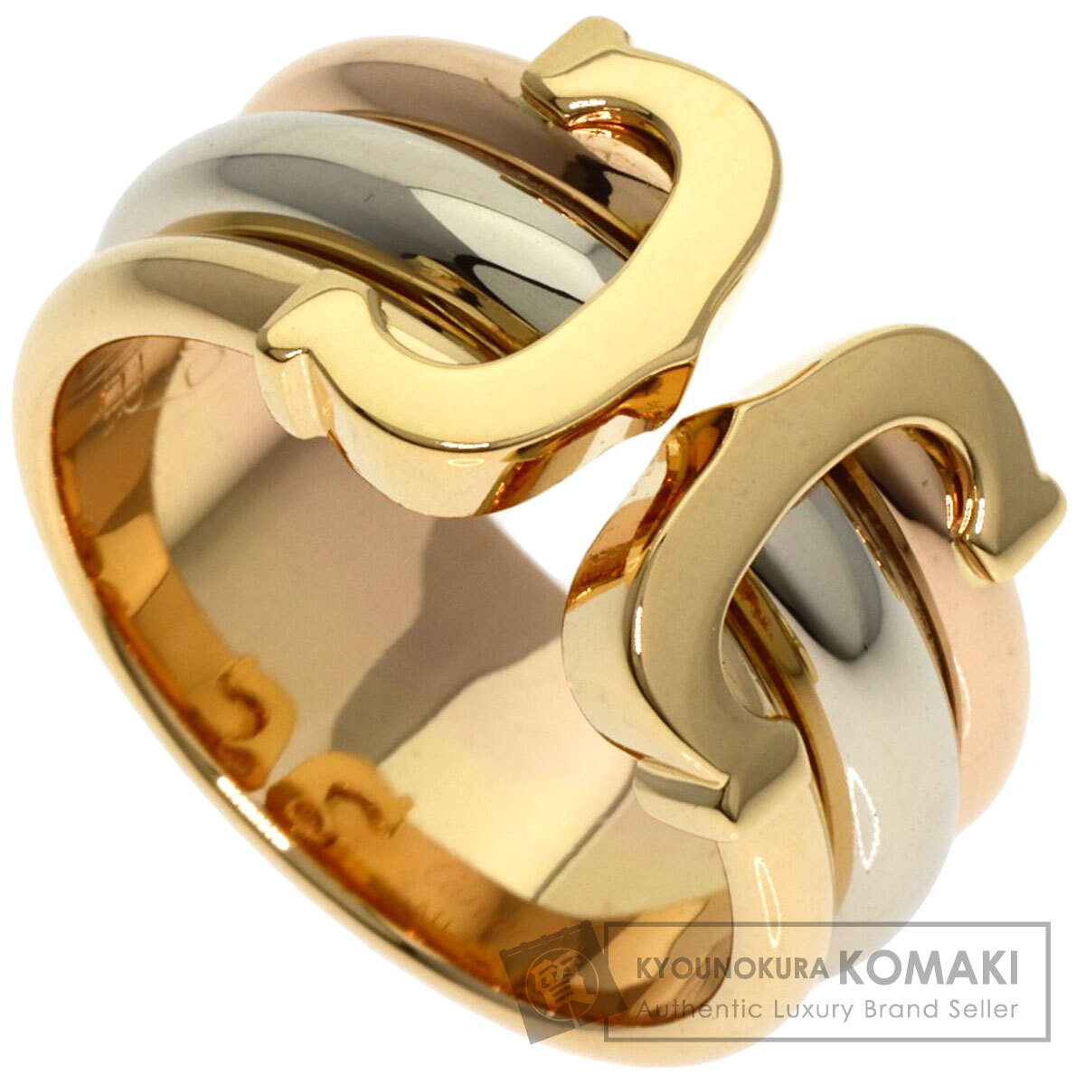 CARTIER カルティエ 2C LM #50 リング・指輪 K18イエローゴールド