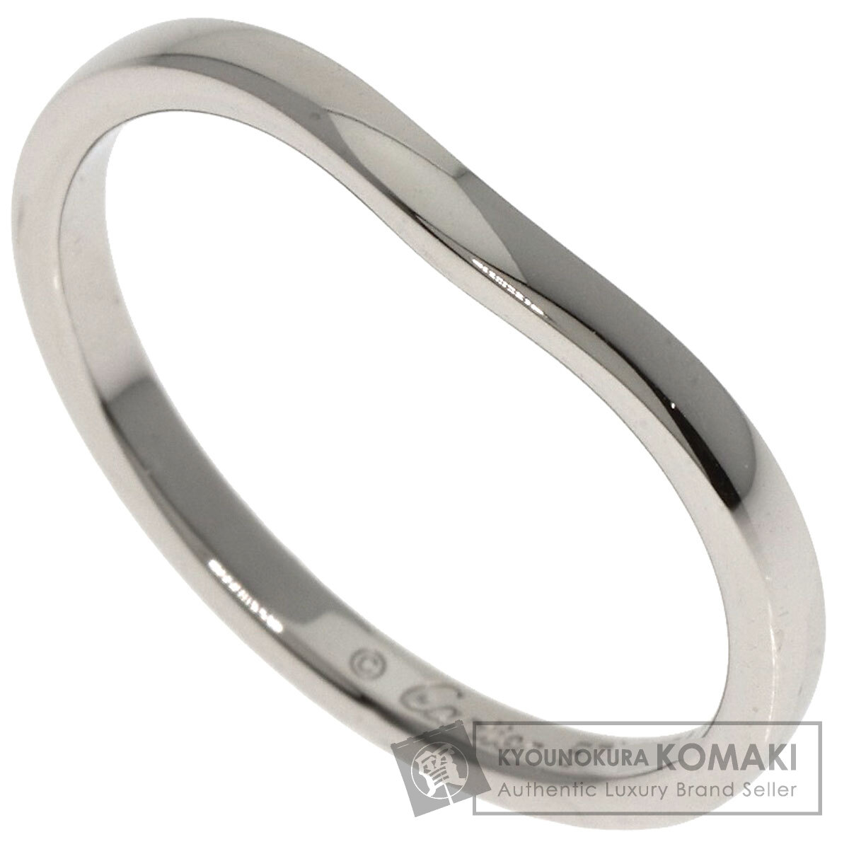 pt950 カルティエ リング 指輪 48 ダイヤモンド バレリーナ カーブ CARTIER カルティエ バレリーナ カーブ ハーフエタニティ