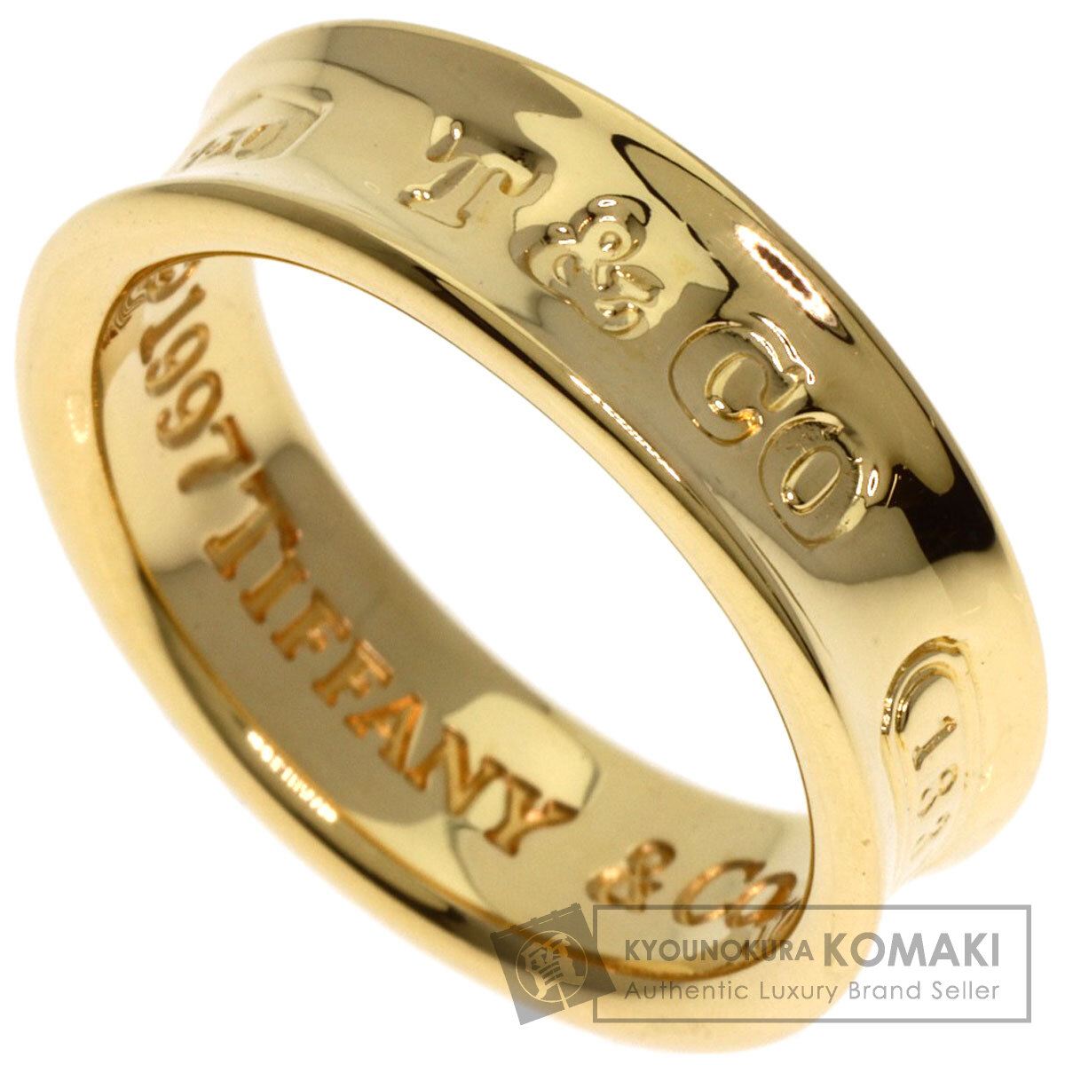 Tiffany & Co. ゴールドリング 1837刻印 TIFFANY&Co. ティファニー 1837 リング・指輪 K18イエロー