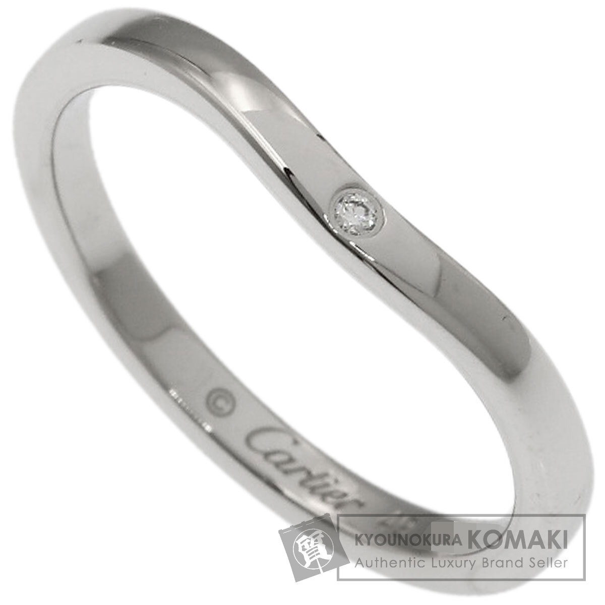 カルティエ リング・指輪 バレリーナ カーブ 3P ダイヤモンド #49