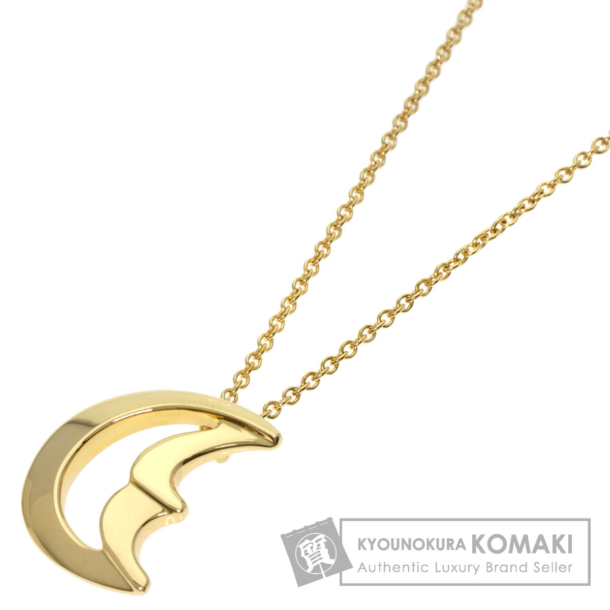 【良品】ティファニー ネックレス クレセントムーン 0814002 良品】ティファニー ネックレス クレセントムーン 0814002