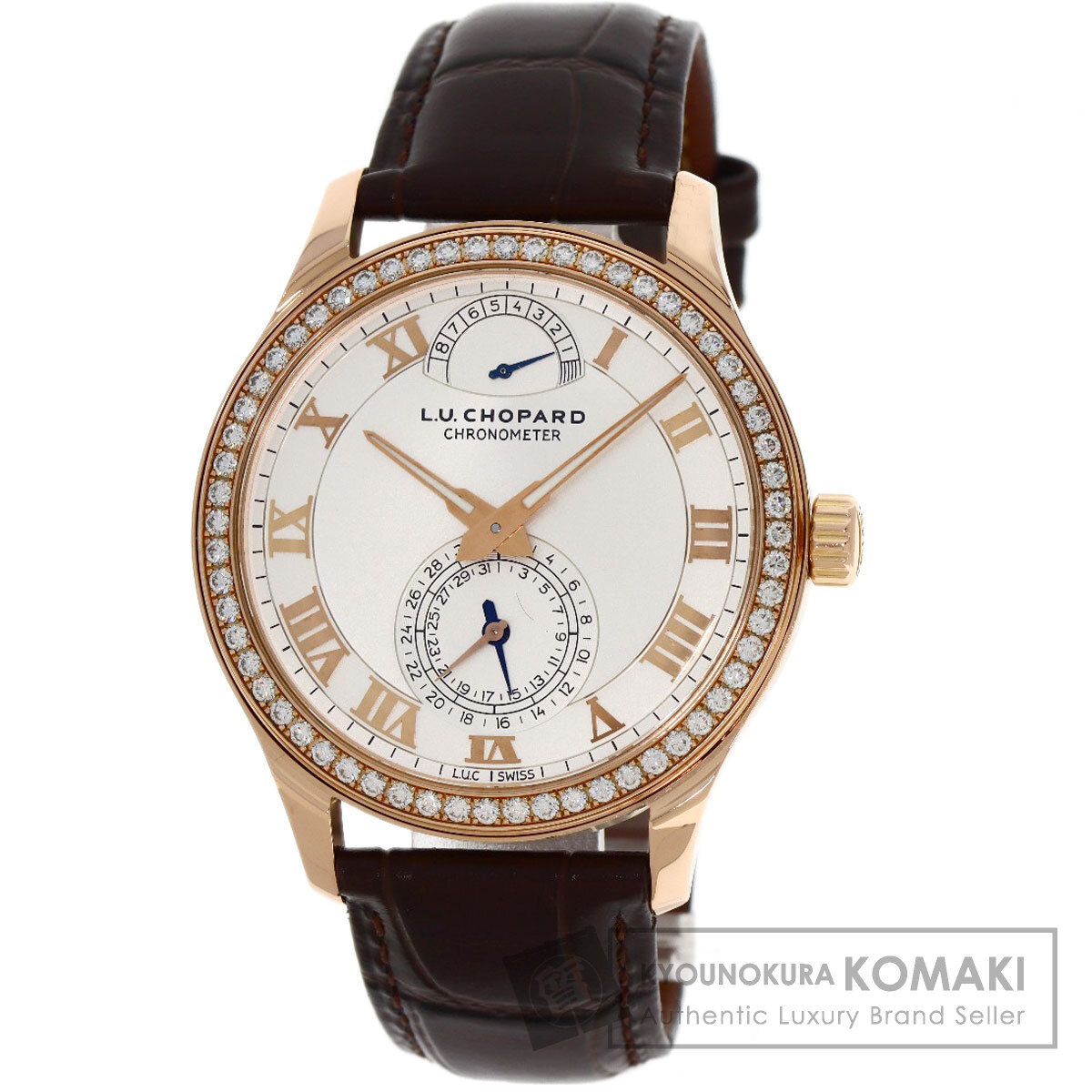 ショパール 腕時計 L.U.C クアトロ  ダイヤモンドベゼル