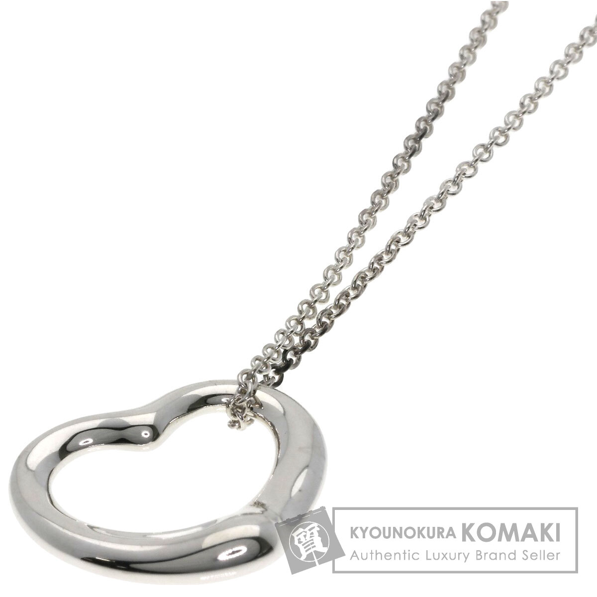 TIFFANY&Co. ティファニー オープンハート ネックレス シルバー