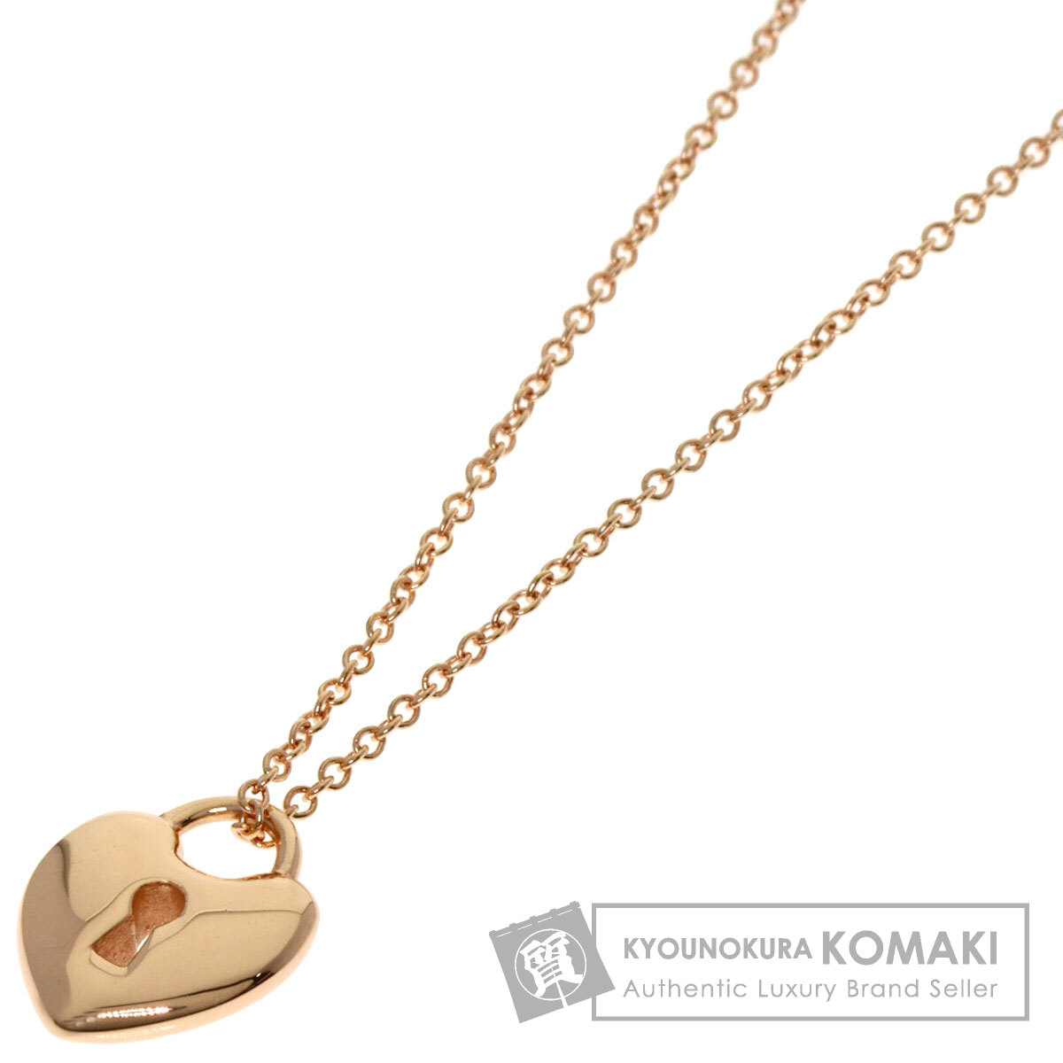 ピンクのネコ Tiffany & Co. ハート型ネックレス TIFFANY＆CO ティファニー ラビングハートミニ ネックレス K18