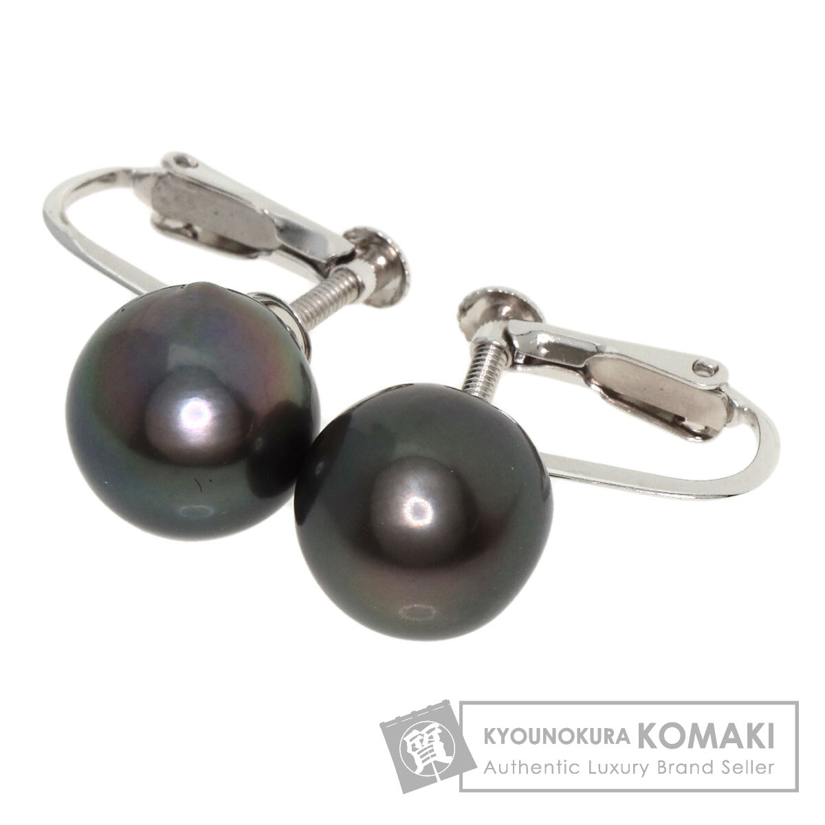 セレクトジュエリー イヤリング 黒蝶パール 真珠