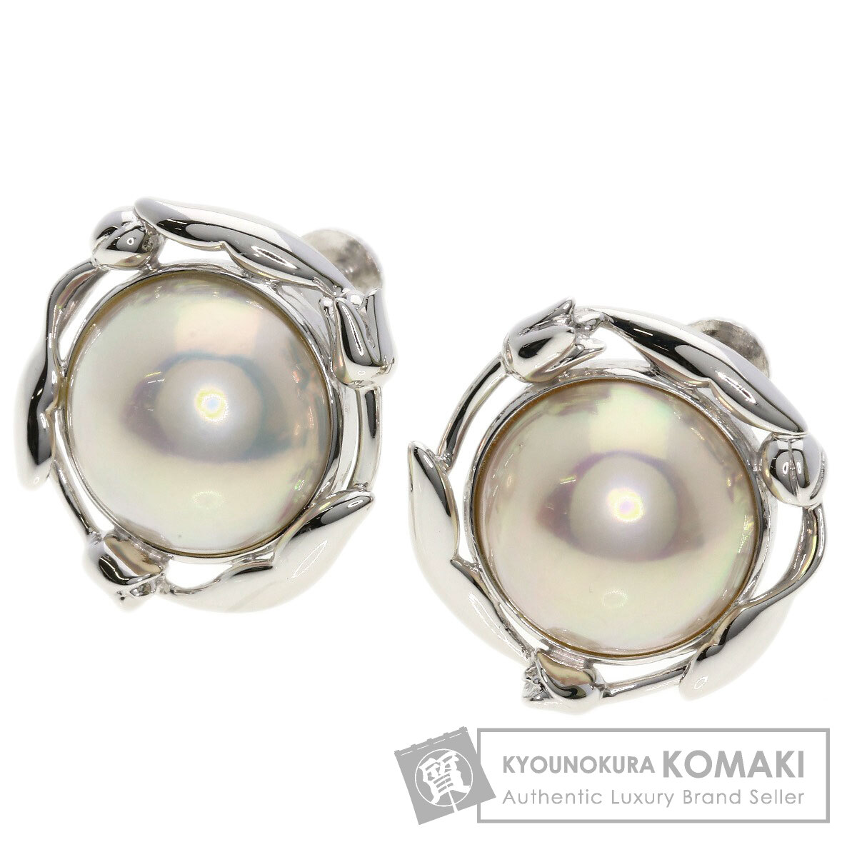 タサキ イヤリング マベパール 真珠