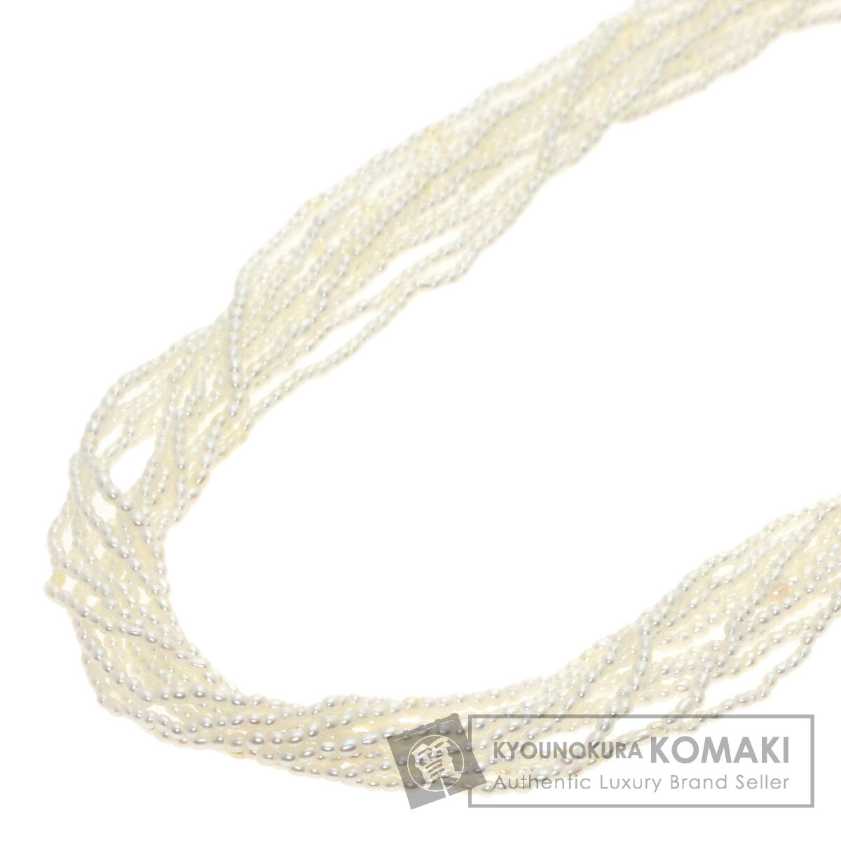TASAKI タサキ ケシパール 真珠 10連 50cm ネックレス シルバー