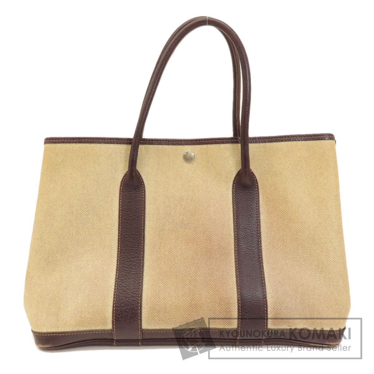 エルメス HERMES ガーデンパーティ トワルアッシュ シルバー金具 PM HERMES エルメス ガーデンパーティPM シルバー金具 トートバッグ