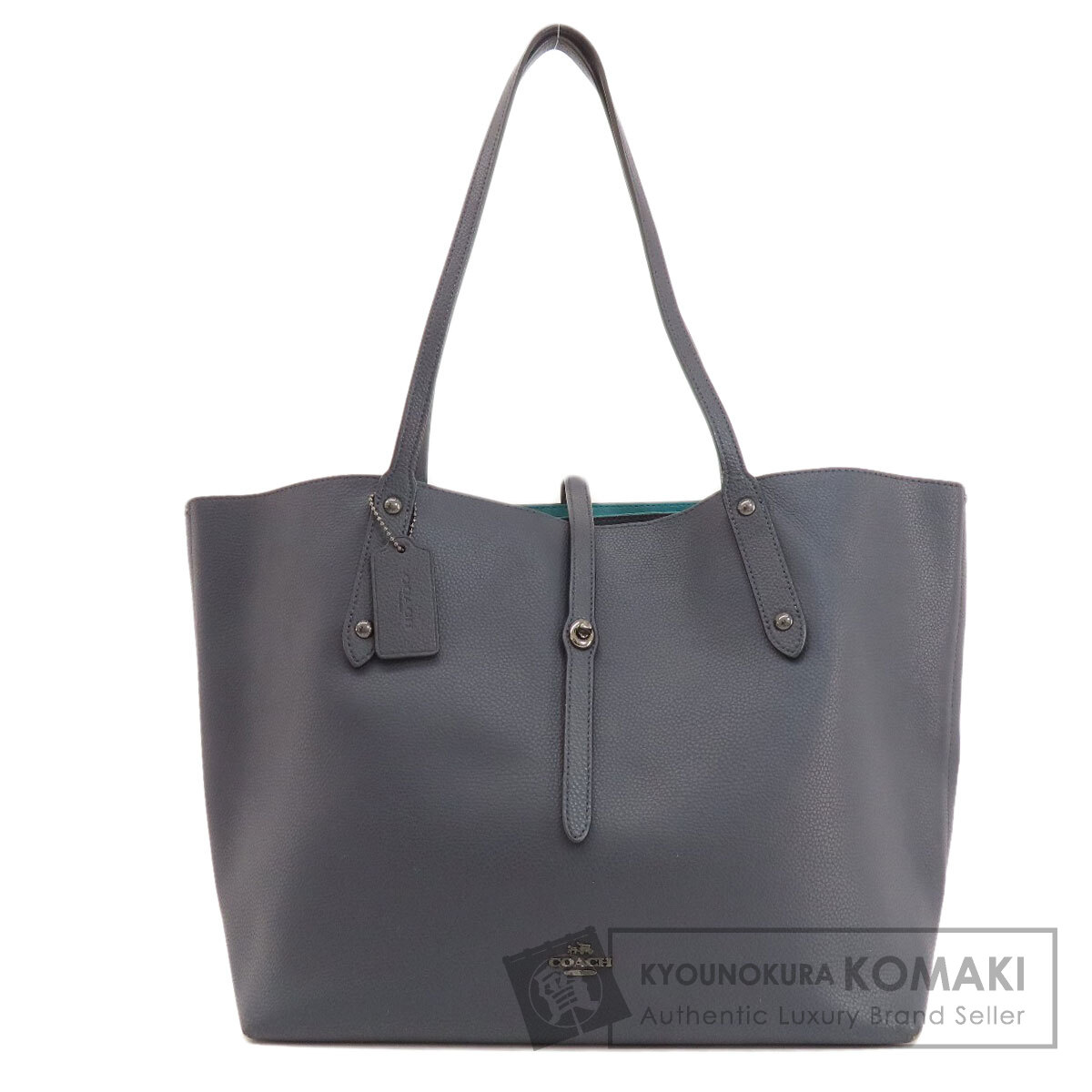 お気に入りの 58849 コーチ COACH ロゴ金具 レディース レザー トートバッグ バッグ