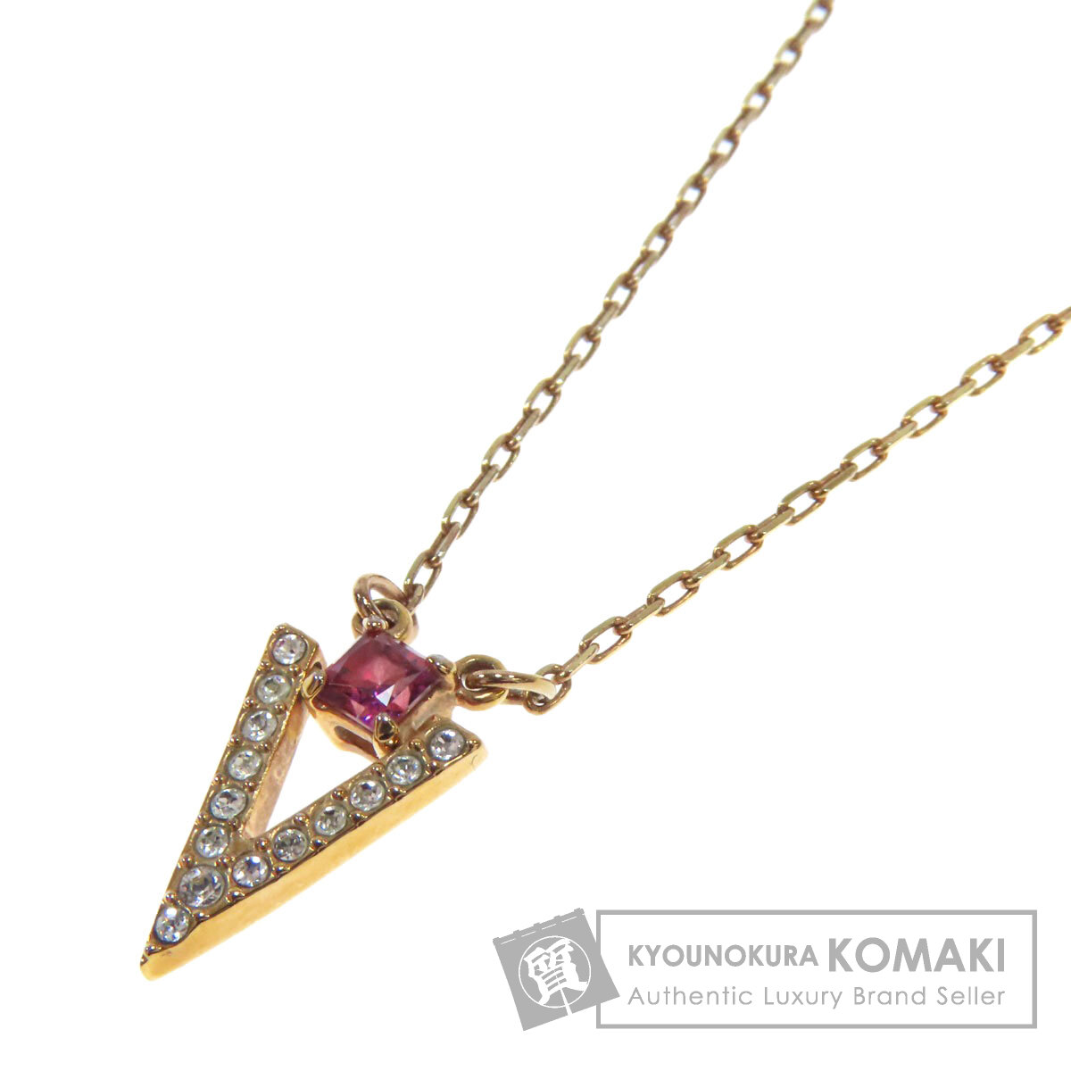 SWAROVSKI - スワロフスキー V字 ネックレス 超美品の通販 by