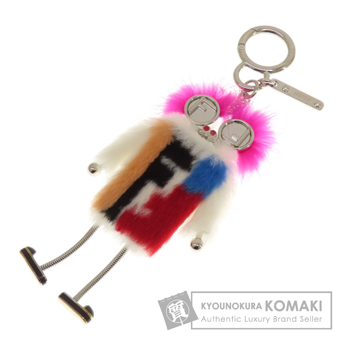 バイヤー厳選用品 FENDI キーホルダー ミンクファー ウィッチャーズ フェンディ 小物