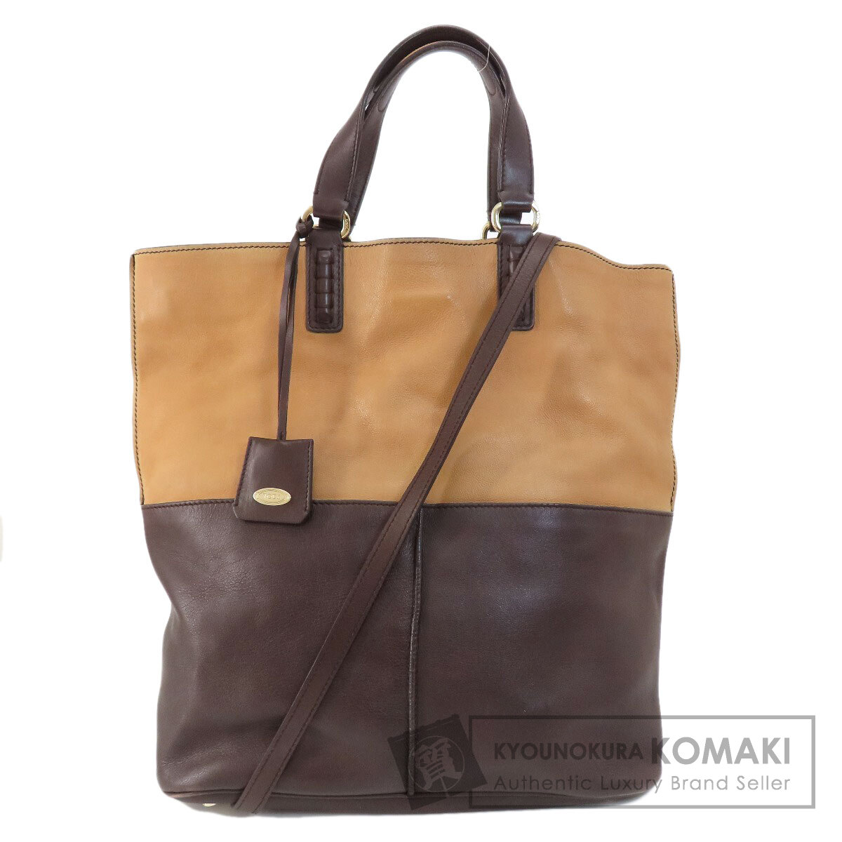 ハンドバッグ レザー ブラウン フリンジ 2WAY トッズ – RECLO