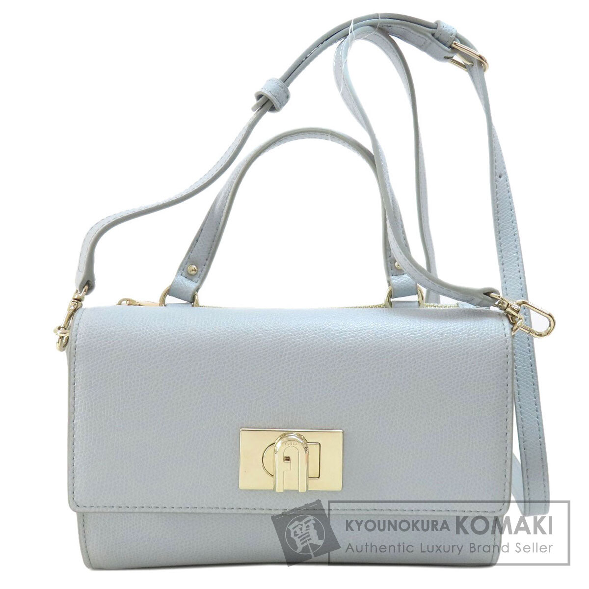 大きい割引 Furla レザー ショルダーバッグ 2WAY アーチロゴ フルラ バッグ