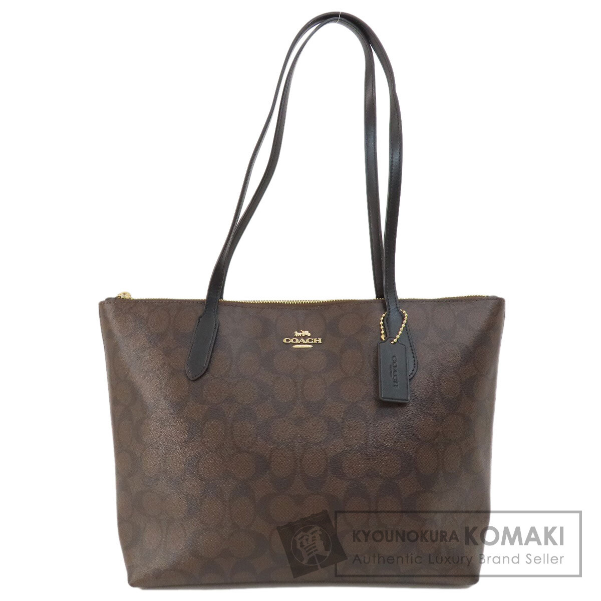 COACH コーチ 4455 シグネチャー トートバッグ PVC レディース