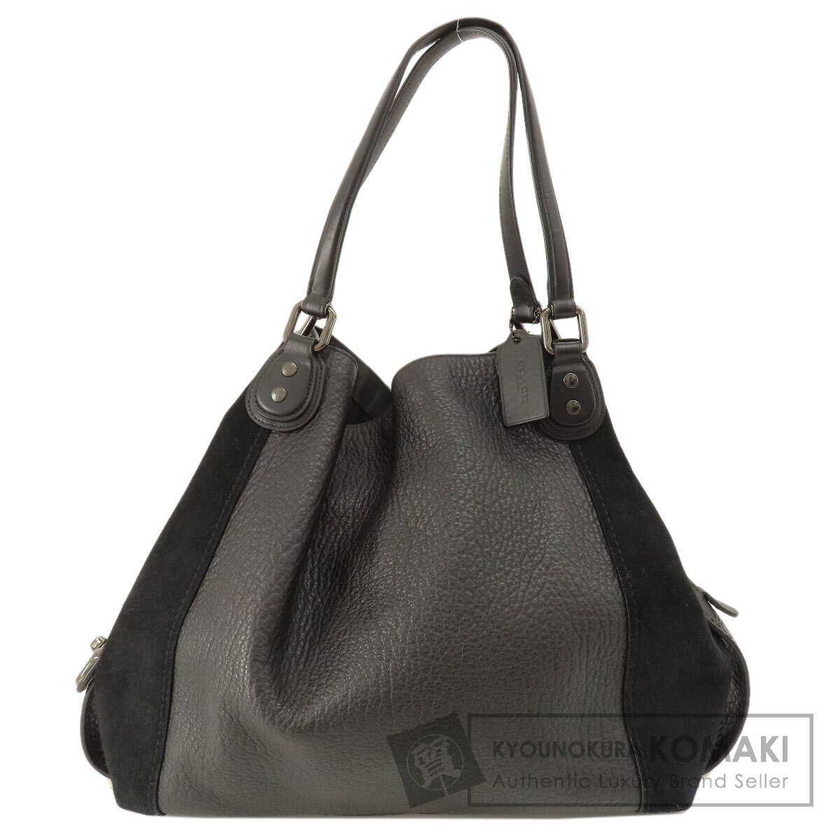 贈り物 57647 コーチ COACH ロゴ レザー/スウェード トートバッグ バッグ