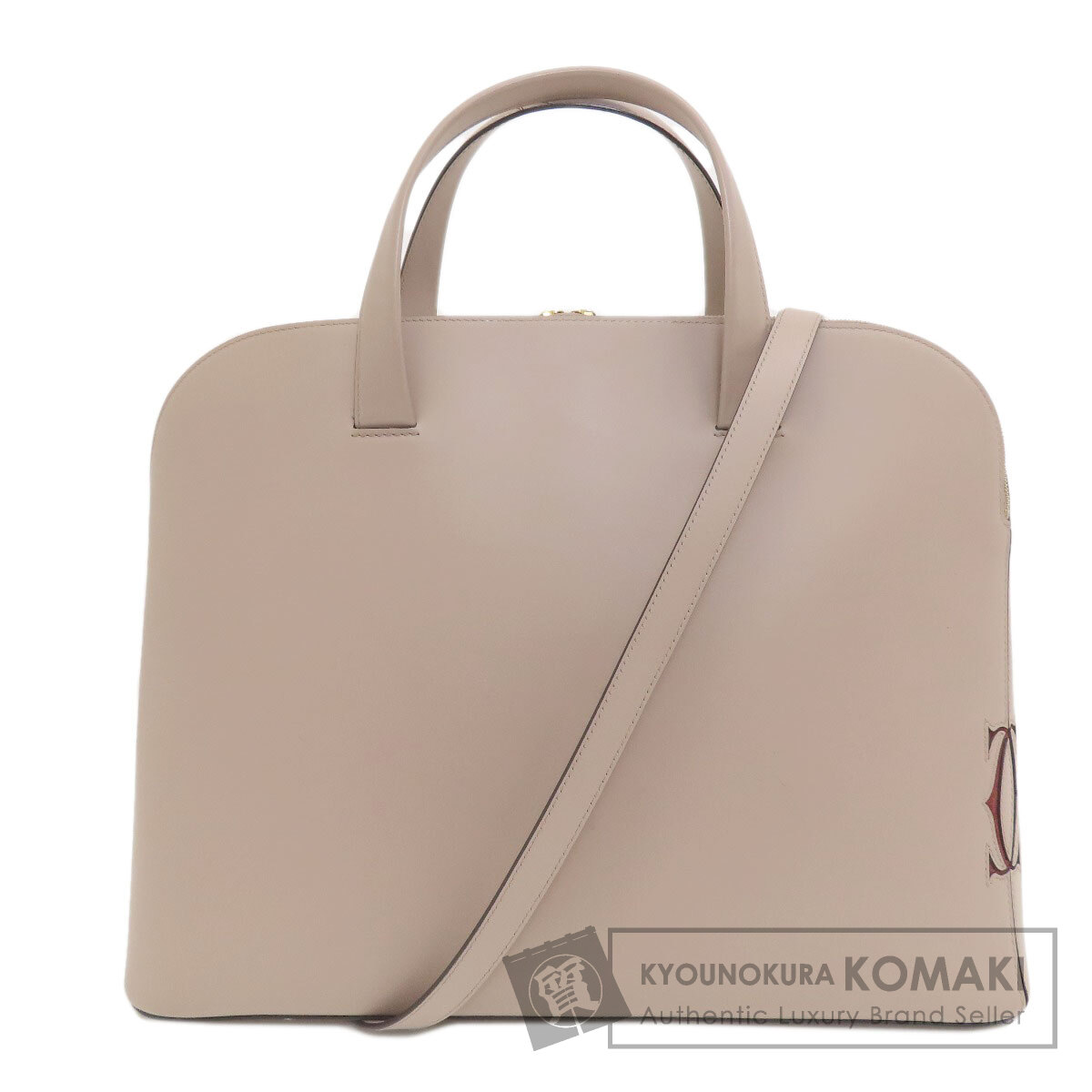 P*e様 CARTIER カルティエ マストC 2WAY ハンドバッグ カーフ CARTIER カルティエ マストC 2WAY ハンドバッグ カーフ レディース