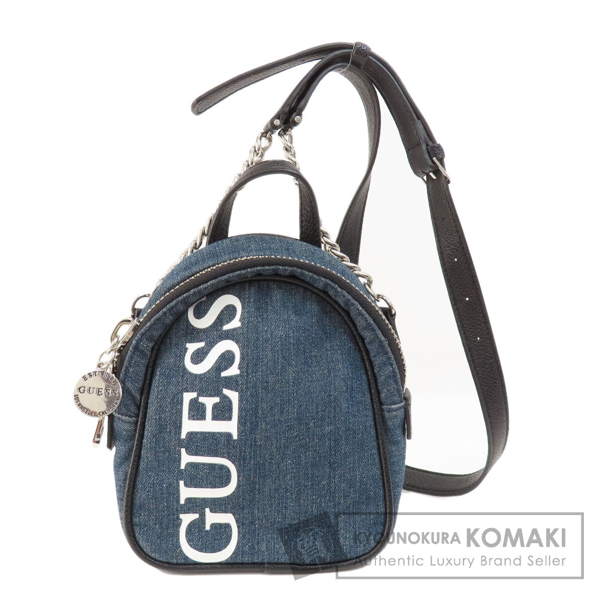 Guess ゲス ロゴ ショルダーバッグ デニム レディース ブランド