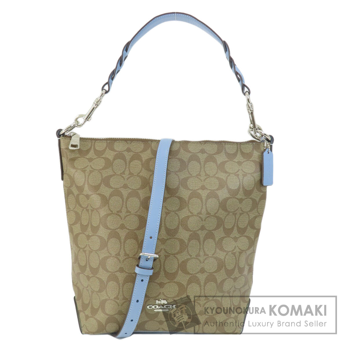 コーチ　ショルダーバッグ　肩掛け　ショルダーバッグ　PVC　F33998 COACHコーチ ショルダーバッグ PVC シグネチャー レザー 2way