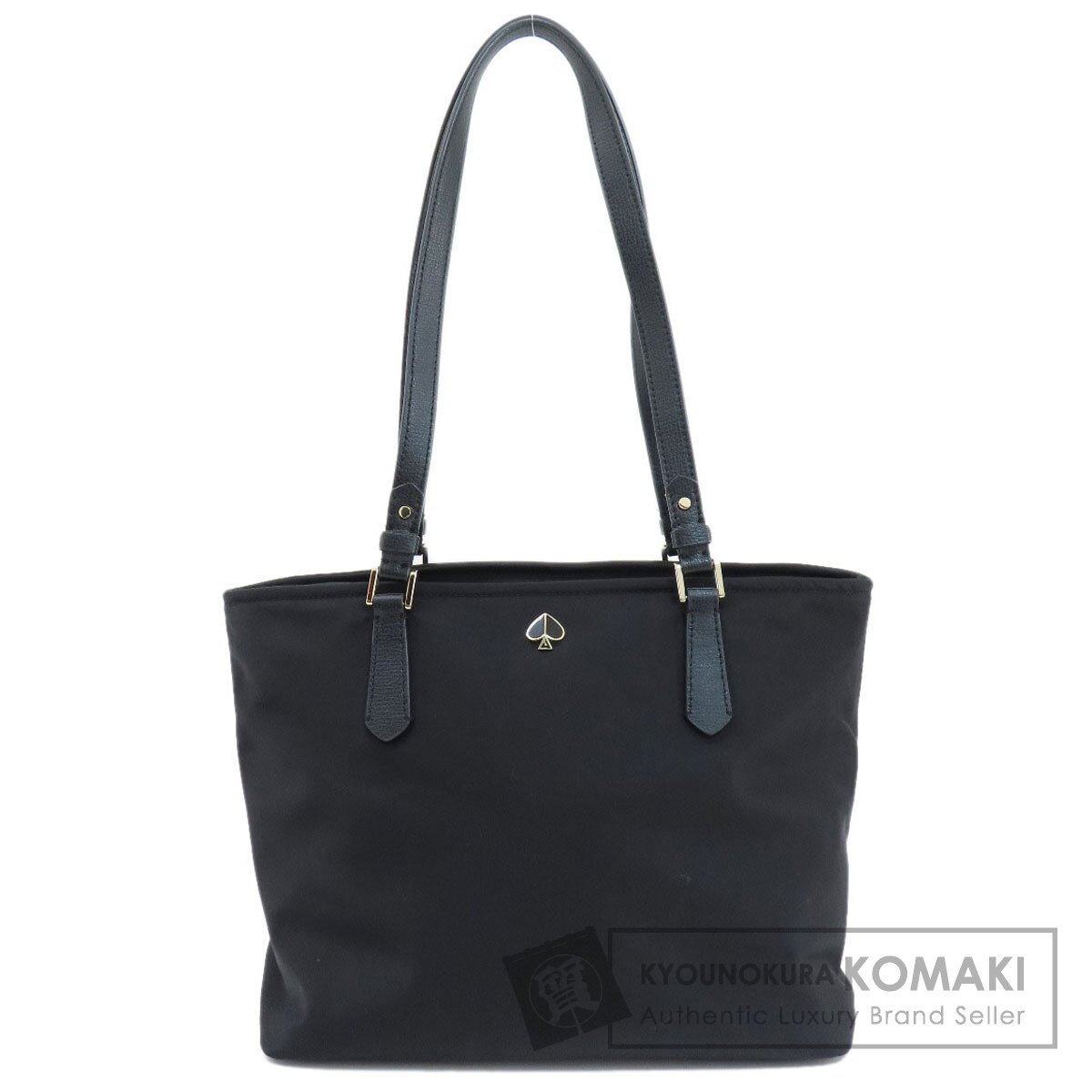 kate spade ブラック ナイロン レディース トートバッグ 8908