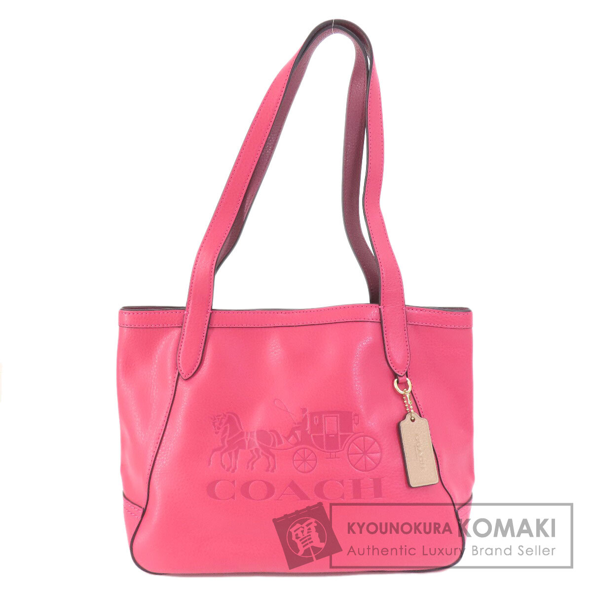 COACH ピンク レザー バッグ COACH コーチ バッグ レディース ショルダーバッグ アウトレット