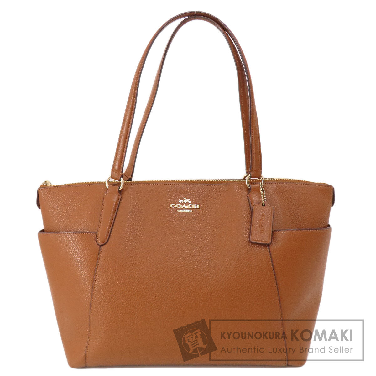 COACH コーチ F37216 ロゴ トートバッグ レザー レディース