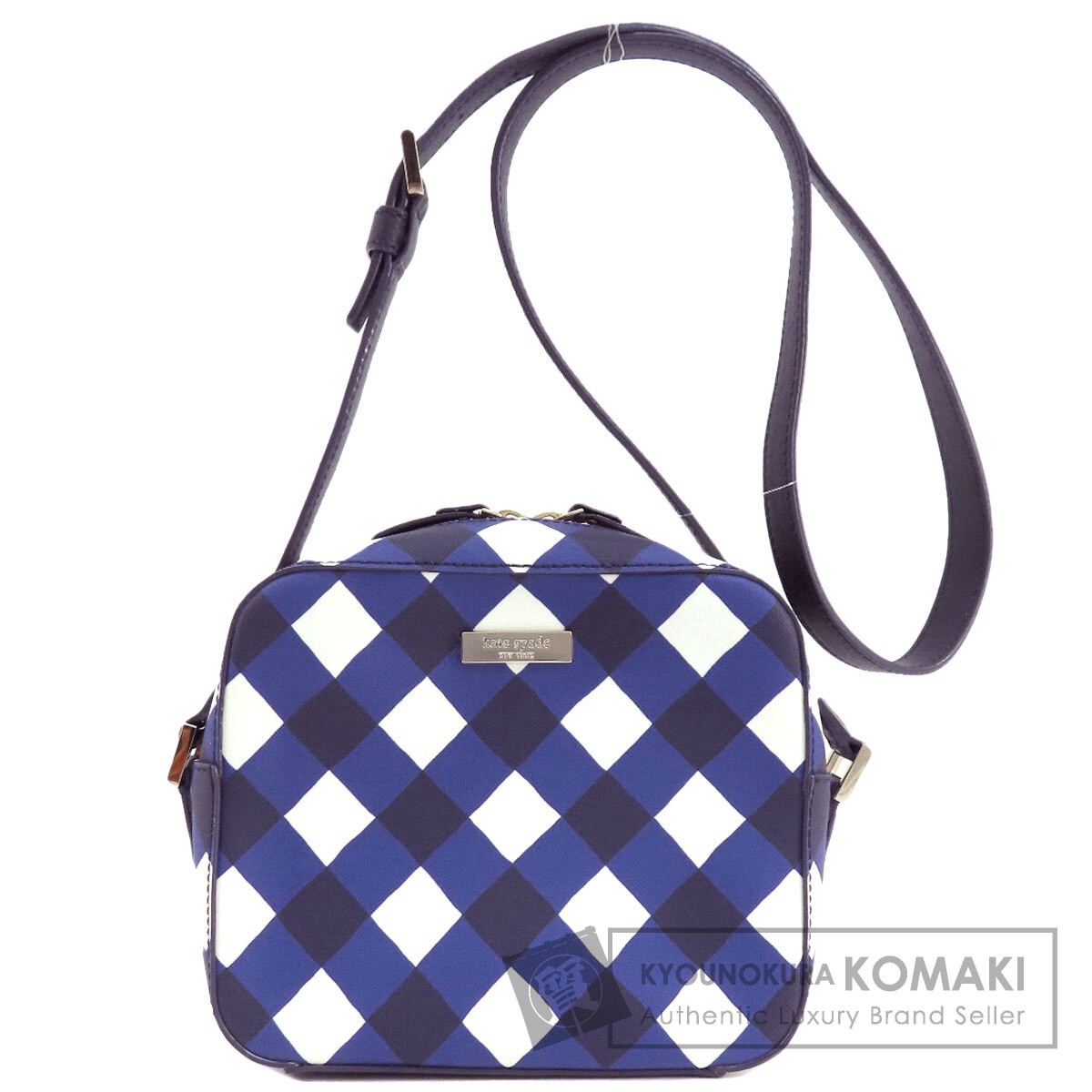 kate spade ケイトスペード チェック柄 ショルダーバッグ PVC