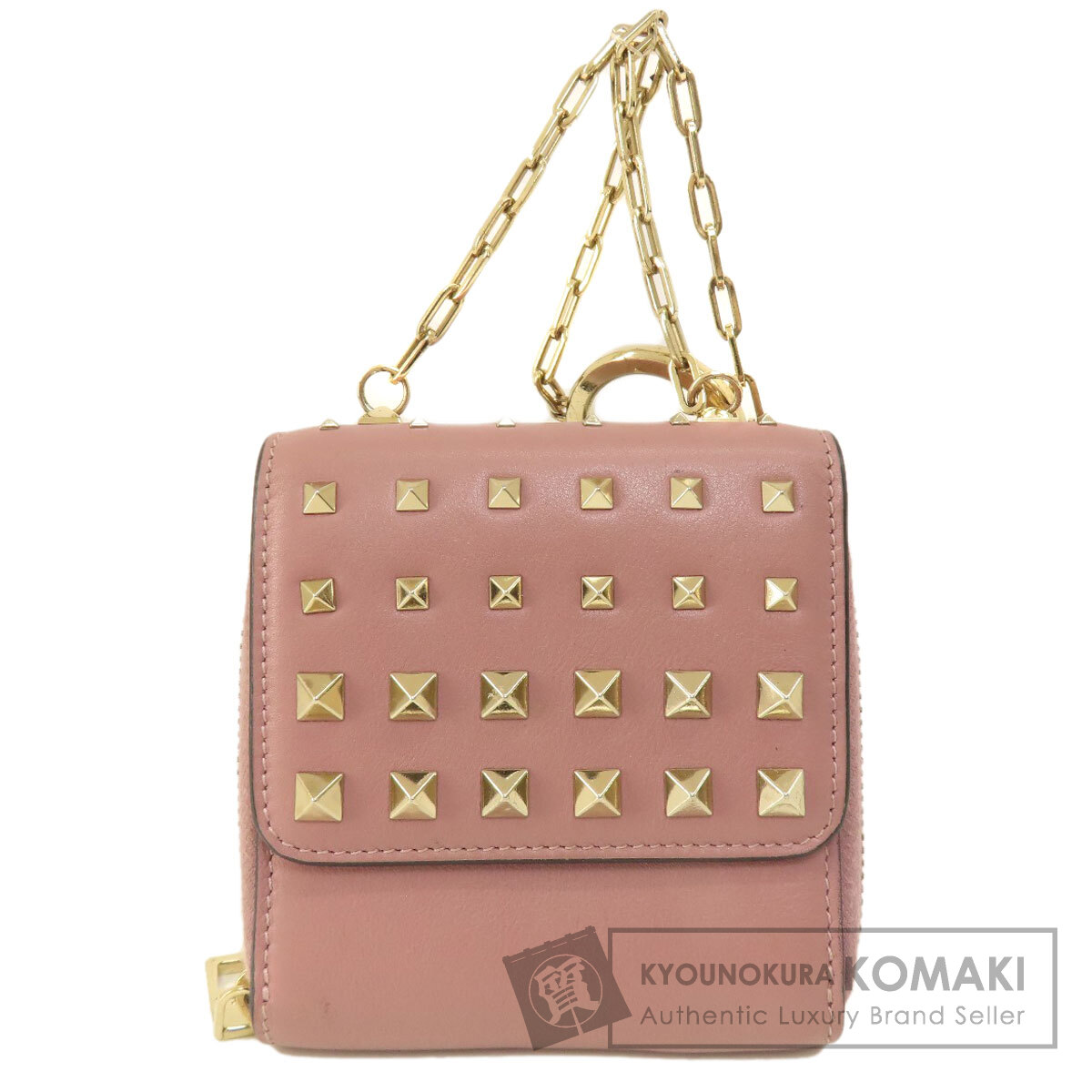 ヴァレンチノガラバーニ 二つ折り財布（小銭入れあり） スタッズ