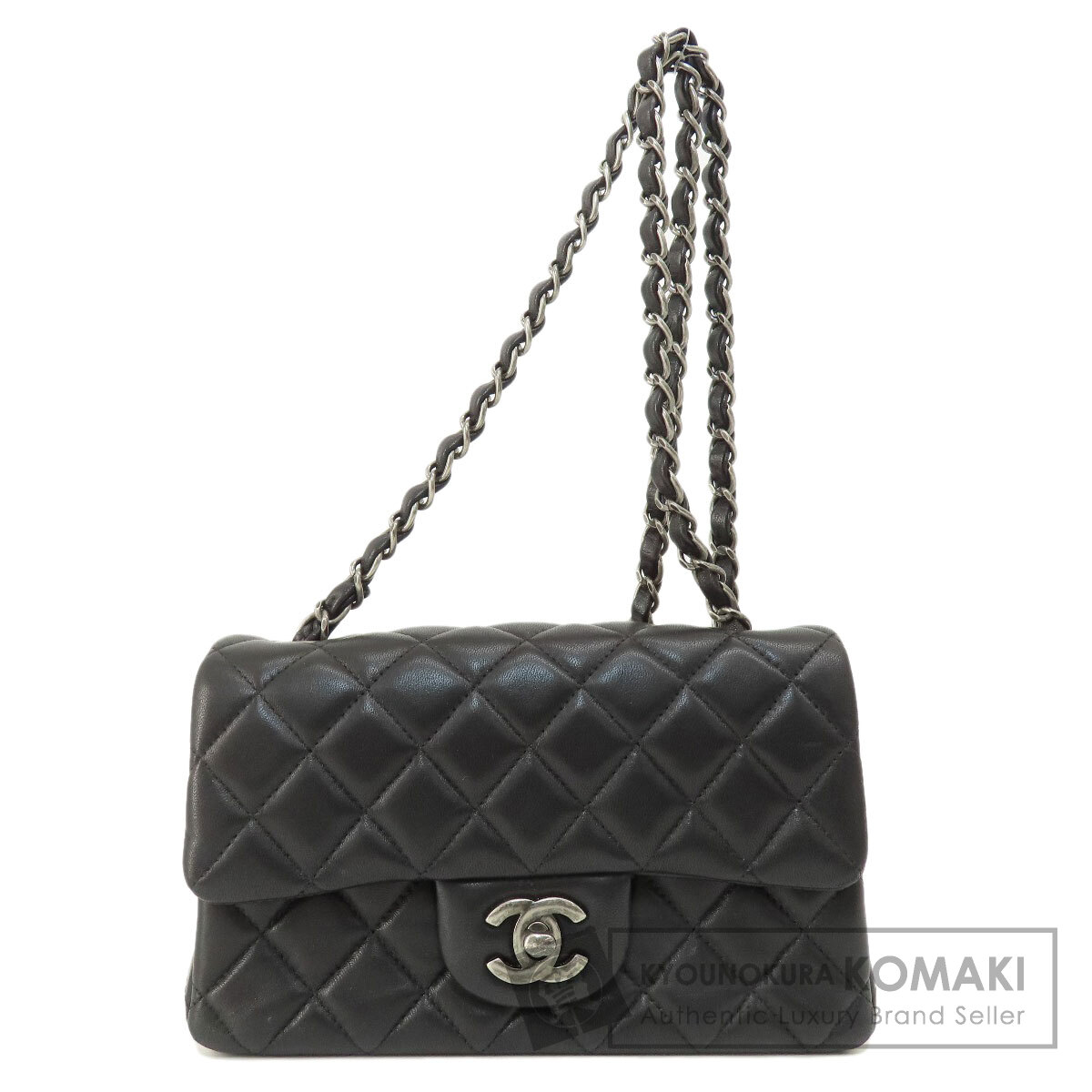 CHANEL シャネル チェーンショルダー マトラッセ シルバー金具