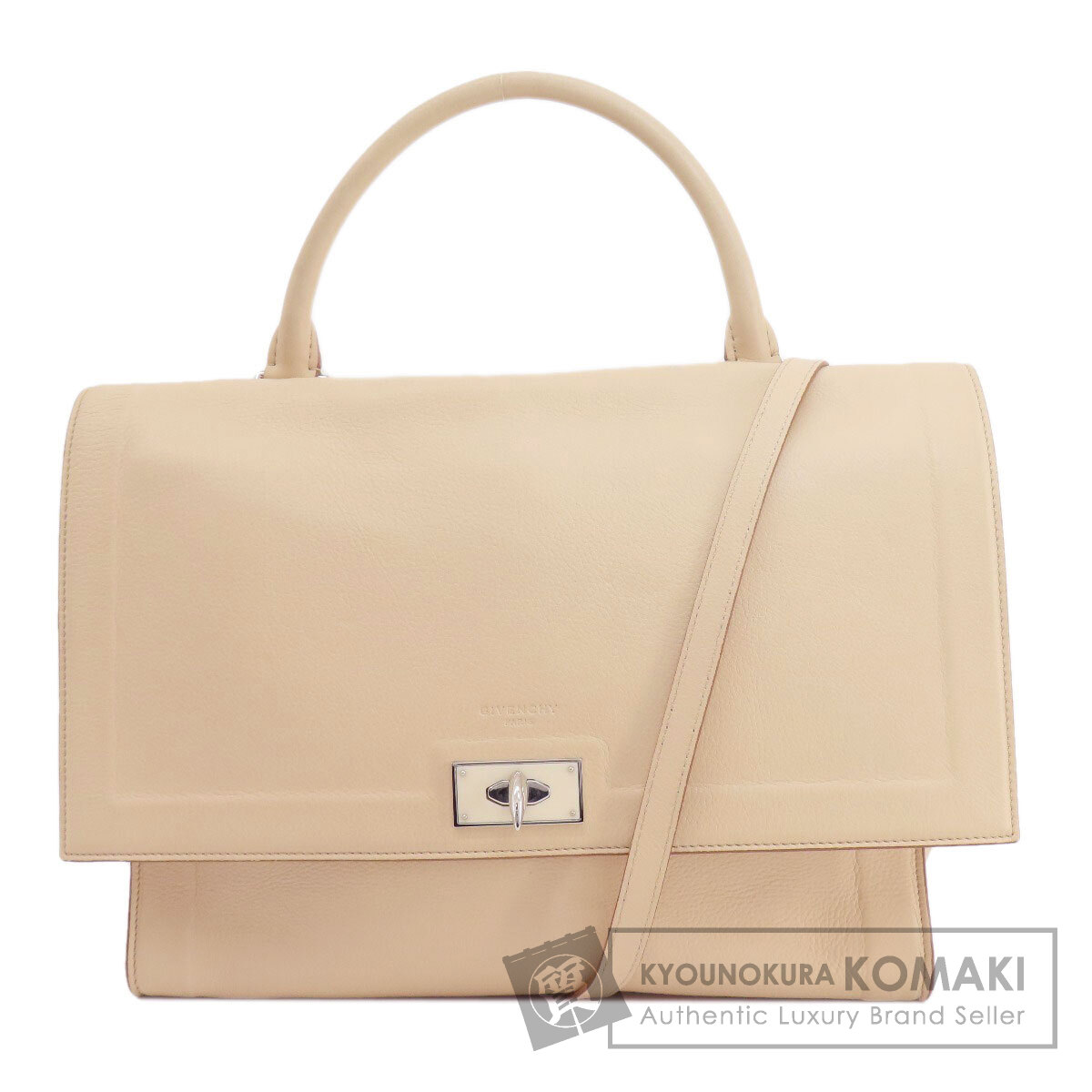 良品✨ ジバンシー トートバッグ ハンドバッグ レザー ベージュ